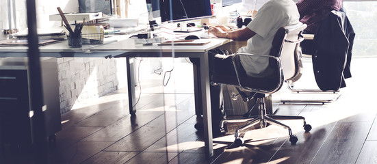 Business People Using Computer Working Concept