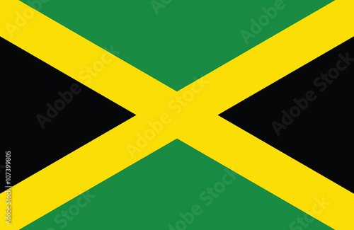 Photographie Jamaican flag.