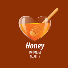 Wall Mural - vector honey logo