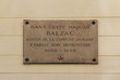 Plaque commémorative de l'imprimerie de Honoré de Balzac 17 rue Visconti à Paris