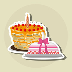 Poster - Cake icon design