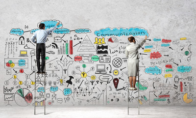 Wall Mural - Effective planning for achieving goals