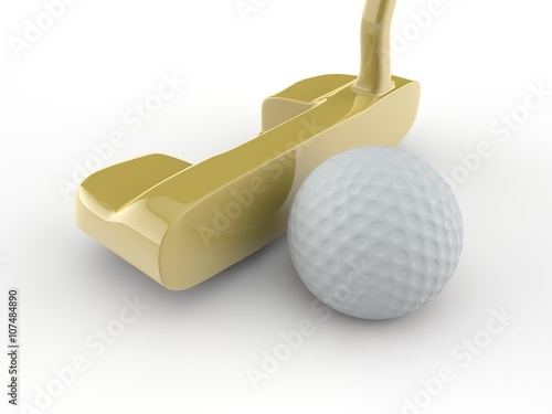 ゴルフボールと金のパター Adobe Stock でこのストックイラストを購入して 類似のイラストをさらに検索 Adobe Stock