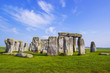 Stonehenge in Wiltshire of England in cloudy weather