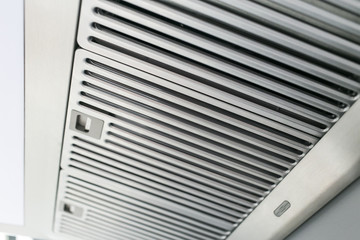 clean stainless cook hood air duct grill