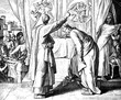 Nathan Rebukes David 1) Sacred-biblical history of the old and New Testament. two Hundred and forty images Ed. 3. St. Petersburg, 2) 1873. 3) Russia 4) Julius Schnorr von Carolsfeld