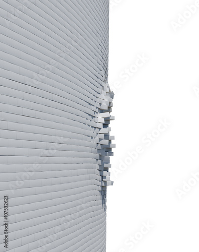 Broken brick wall Stock Illustration | Adobe Stock