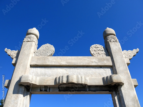 Poster Monuments surrounding the medieval Temple of Heaven