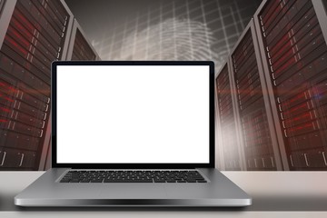 Wall Mural - composite image of a large screen of a computer