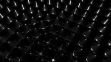 Black Metal  Rounded Spikes Background 3D Rendering