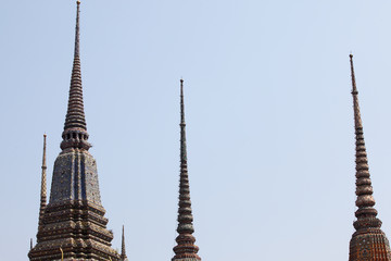 Wall Mural - Buddhist pagoda, Wat Pho in Thailand