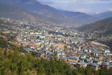 Fototapeta Miasto - The city of Thimphu, Bhutan