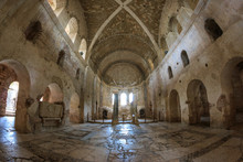 Interior Of The St. Nicholas Church (Santa Claus) In Demre Turkey
