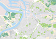 vector city map of Antwerp, Belgium