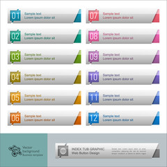 Wall Mural - web button and headline design #vector graphics