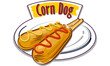 Corn Dog vector
