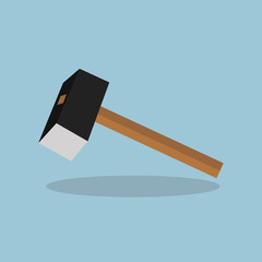 Sledge hammer, hammer, tool, hammer vector,