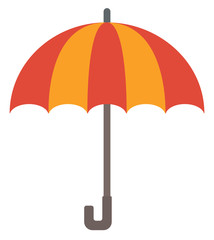 Sticker - Open classic elegant umbrella