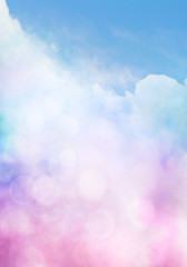 Wall Mural - Bokeh Cloud Gradient