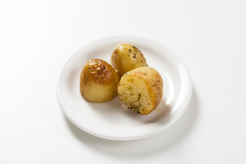 Wall Mural - Roast potatoes with herbs