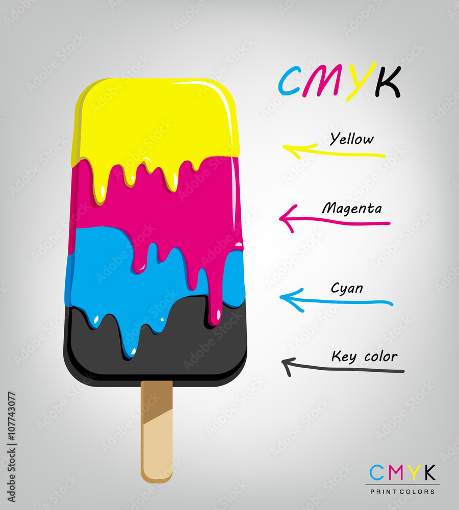 Popsicle Color Code Ice-cream, popsicle, dessert, sweets, restaurant, menu. The image in ...