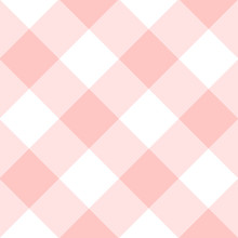 Rose Quartz White Diamond Chessboard Background Vector Illustration