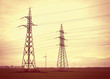 Electric power plant and wind turbines