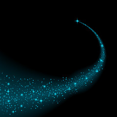 Wall Mural - Creative concept Vector set of glow light effect stars bursts with sparkles isolated on black background.