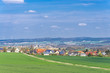 Blick auf die Gemeinde Edermünde Holzhausen im Schwalm-Eder-Kreis in der Nähe von Kassel in Hessen, Deutschland
