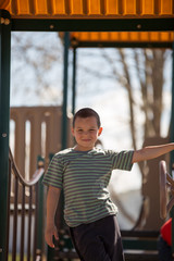 Boy at the playground.