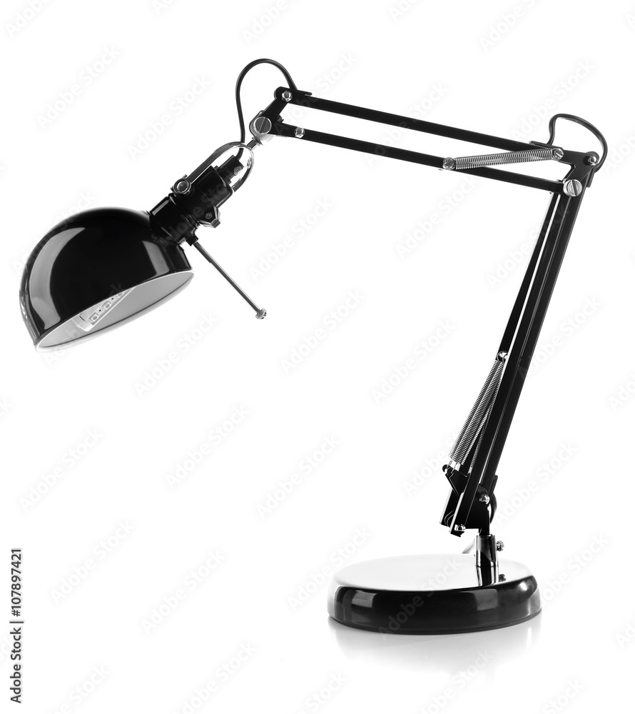 Table lamp isolated on white