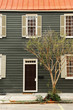 © nd700 - front view of ancient house in Charleston city, SC