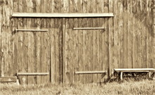 Old Barn, Sepia Style