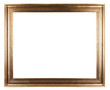 © chromaticstudio - golden decorative frame isolated on white