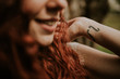 © Victor Saboya/ADDICTIVE STOCK - Closeup of a redhead teen woman in the forest