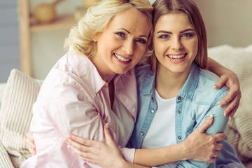 Mother and daughter