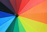Fototapeta Tęcza - this is photo  Rainbow Umbrella good color  .