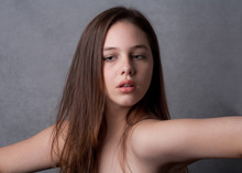Teen Model With Bare Arms