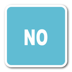 Poster - no blue square internet flat design icon