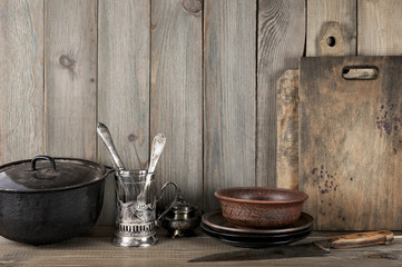 Wall Mural - Rustic still life