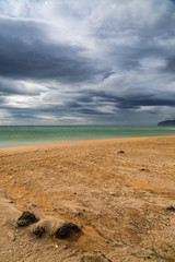 Wall Mural - Beach by the Arctic sea in Iceland
