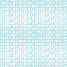Blue Happy Birthday Background