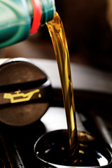 Fresh motor oil