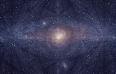 fractal galaxy cosmic consciousness, the eye that is the source of creation