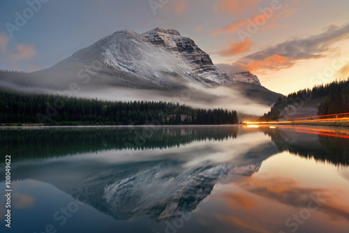 Photographie  Lake sunset