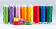 Set of reel of thread for sewing and needlework.