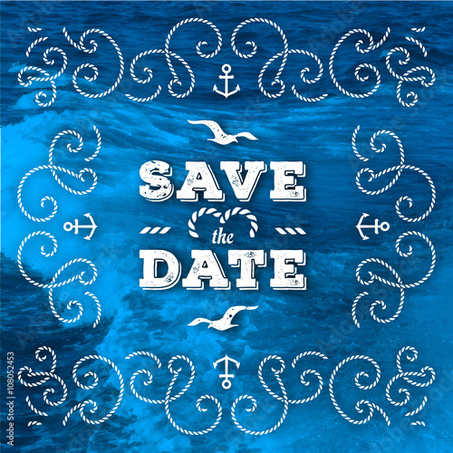 nautical save the date