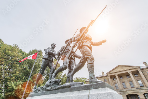 Plakat Pomnik wojenny wzniesiony w Charlottetown