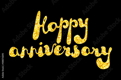 Happy Anniversary Inscription Congratulations For Birthday Or