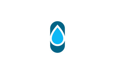 Poster - water drop icon vector logo